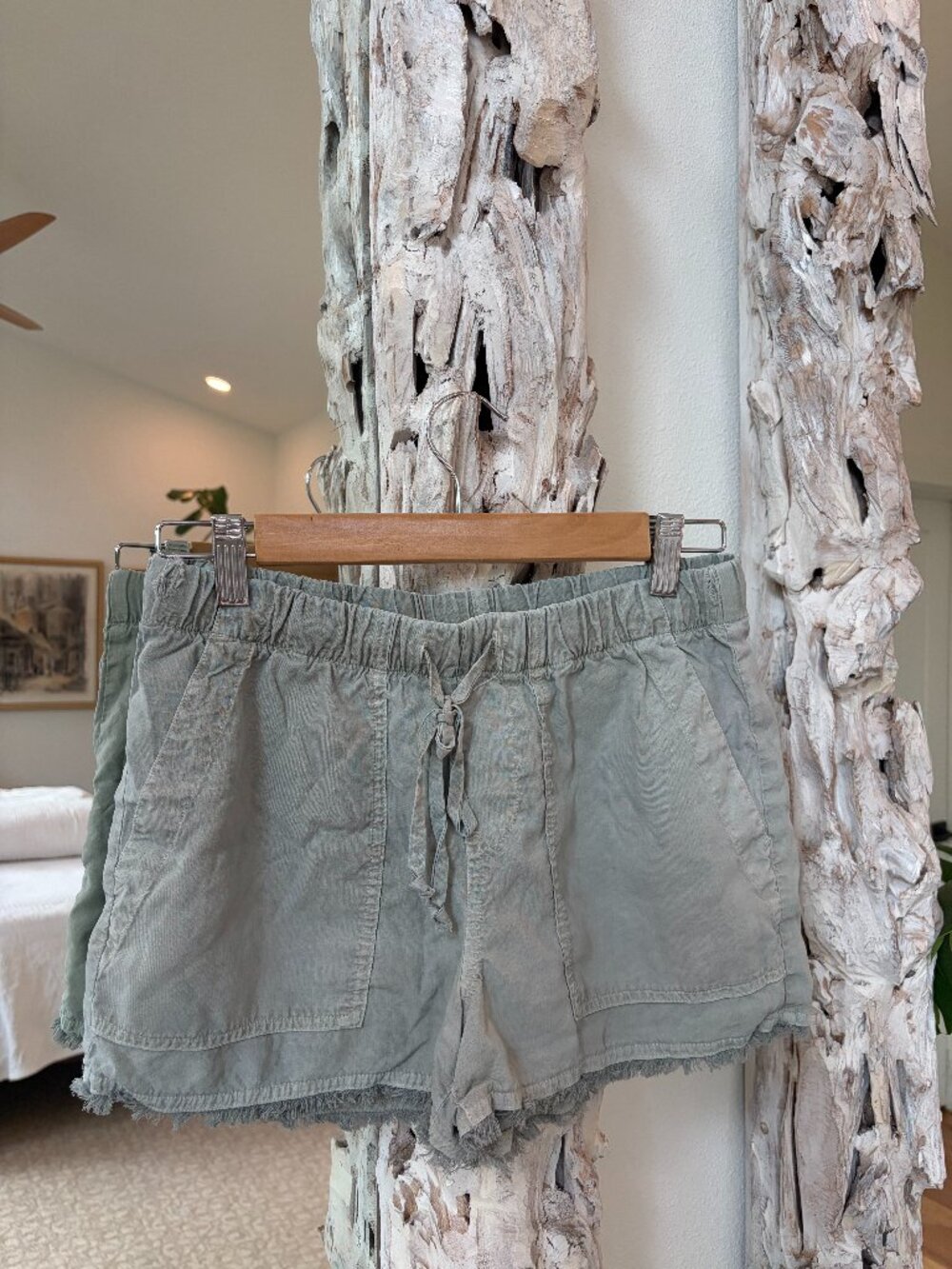Bella Dahl Frayed Hem Shorts | Size XS